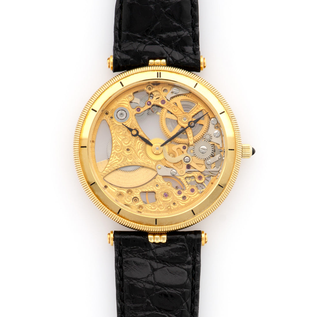Universal Geneve Yellow Gold Skeletonized Automatic Watch