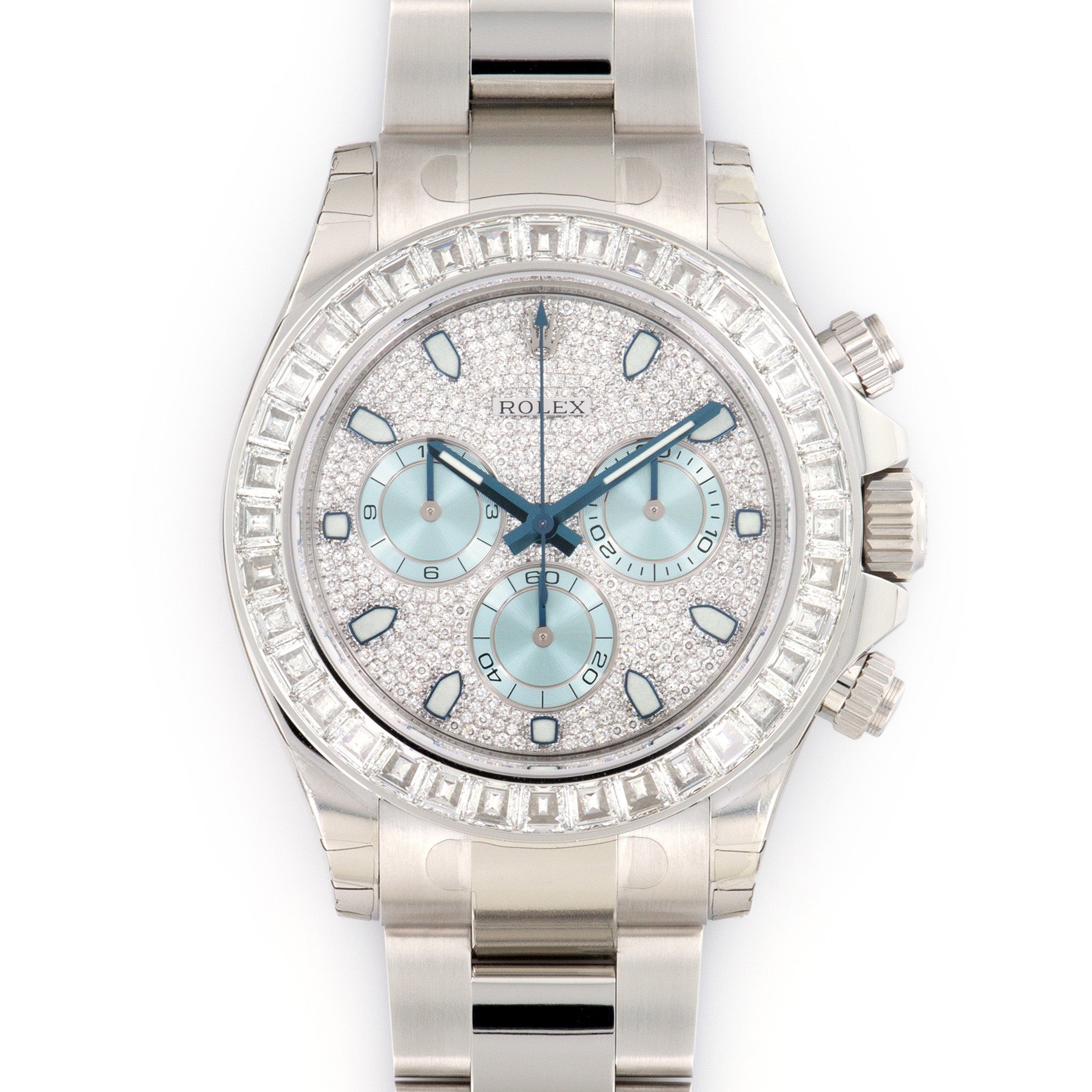 Rolex - Rolex Platinum and Diamond Daytona Cosmograph Watch Ref. 116576 - The Keystone Watches