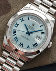 Rolex Platinum Day-Date 41mm Watch Ref. 218206