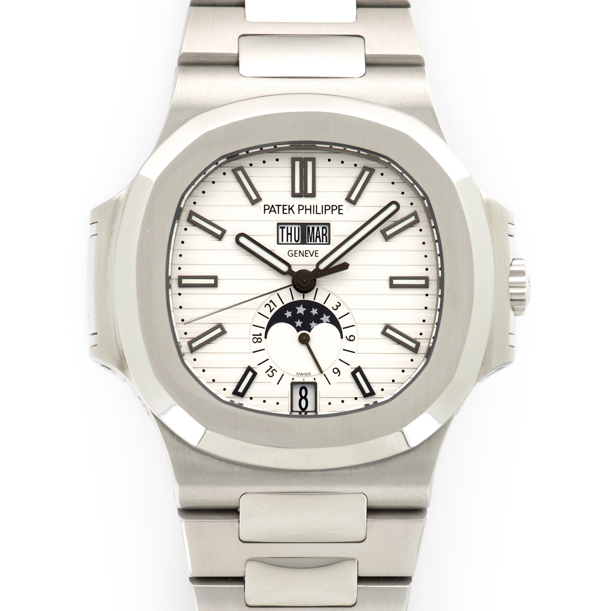 Patek Philippe - Patek Philippe Nautilus Moonphase Watch Ref. 5726 - The Keystone Watches