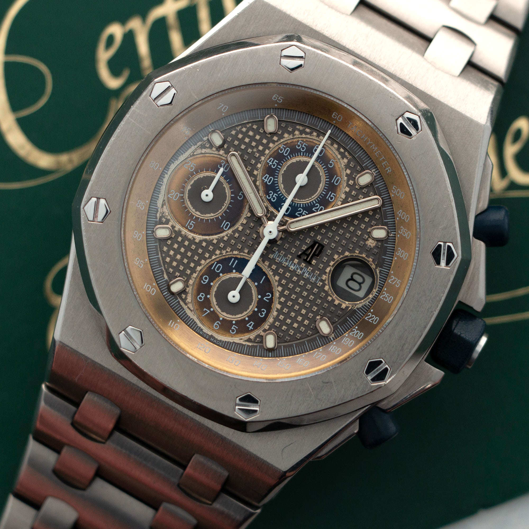 Audemars Piguet - Audemars Piguet Titanium Royal Oak Offshore Ref. 25721 with Tropical Dial Watch - The Keystone Watches