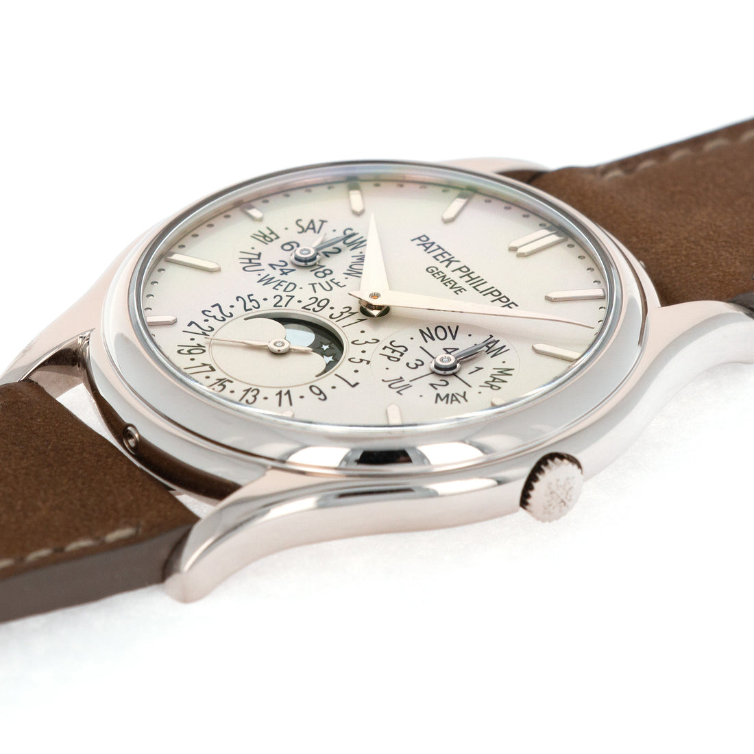 Patek Philippe White Gold Perpetual Calendar Automatic Watch Ref. 5140
