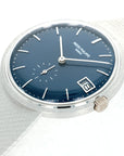 Patek Philippe - Patek Philippe White Gold with blue dial Ref. 3445/6 - The Keystone Watches