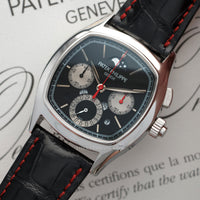 Patek Philippe Platinum Split Seconds Perpetual Monopoissor Chronograph Watch Ref. 5951