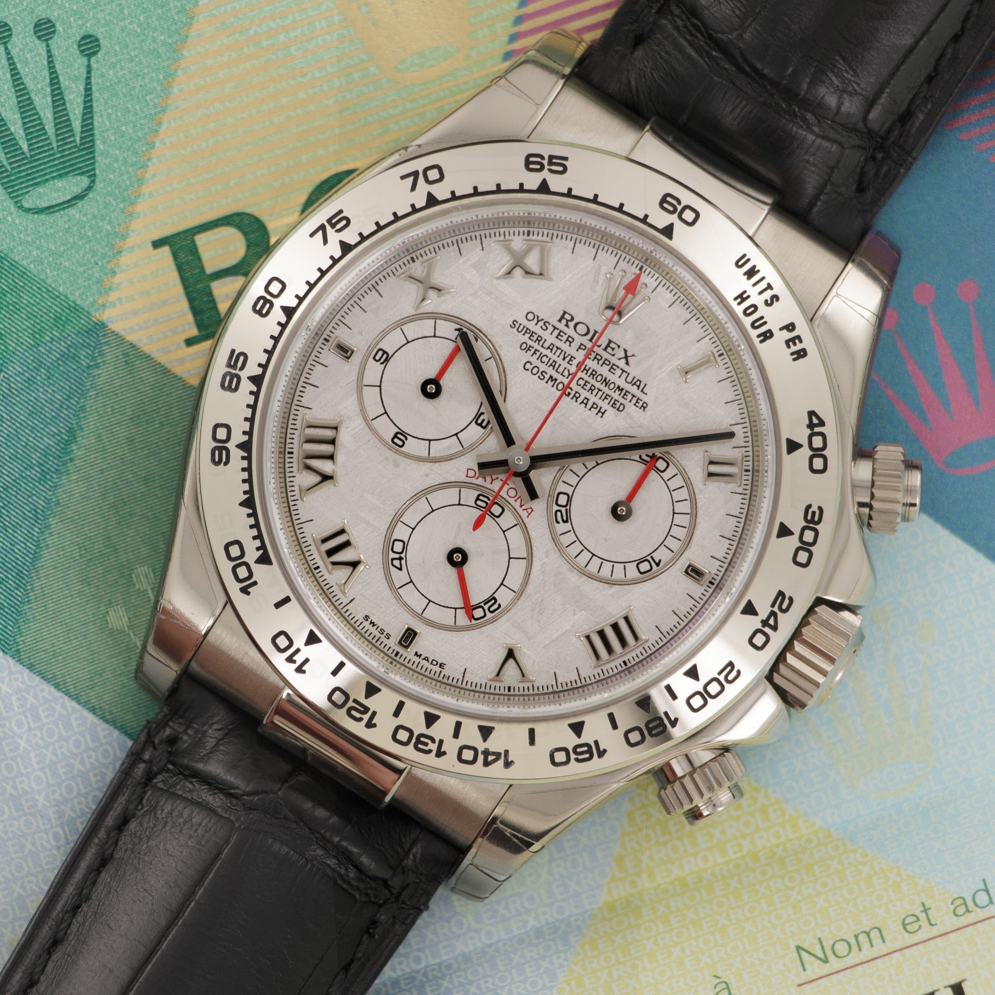 Rolex - Rolex White Gold Daytona Meteriote Watch Ref. 116519 - The Keystone Watches