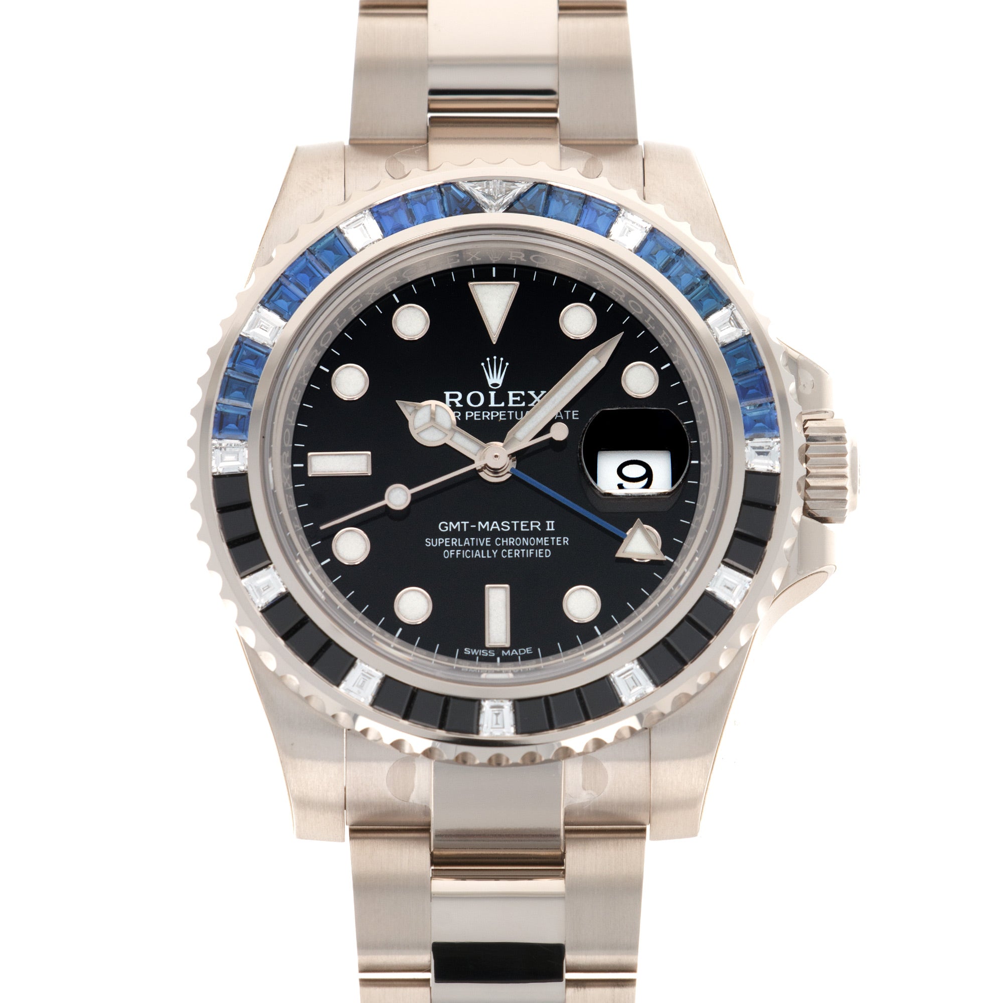 Rolex - Rolex White Gold GMT-Master II Sapphire Watch Ref. 116749 - The Keystone Watches