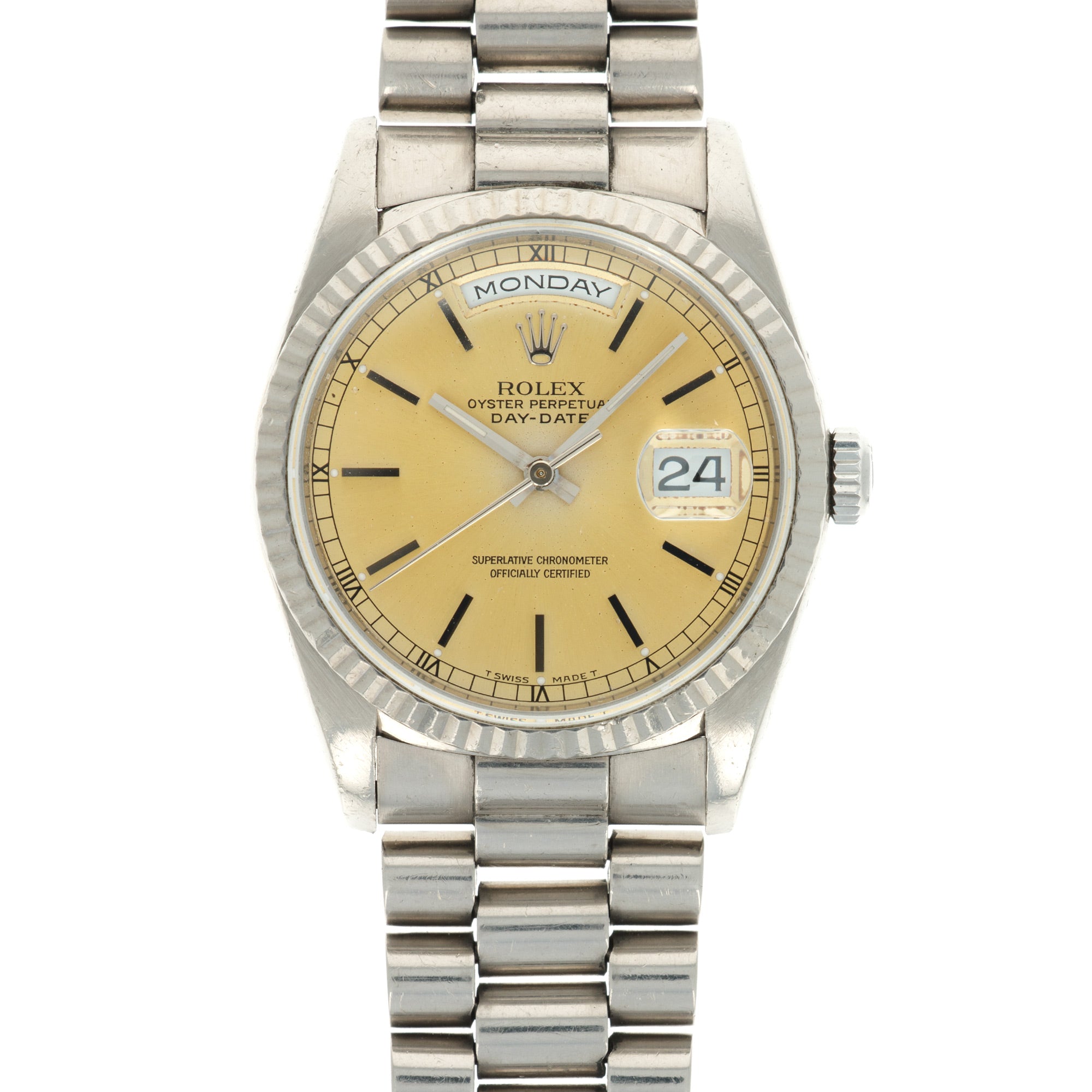 Rolex - Rolex White Gold Day-Date 18239 - The Keystone Watches