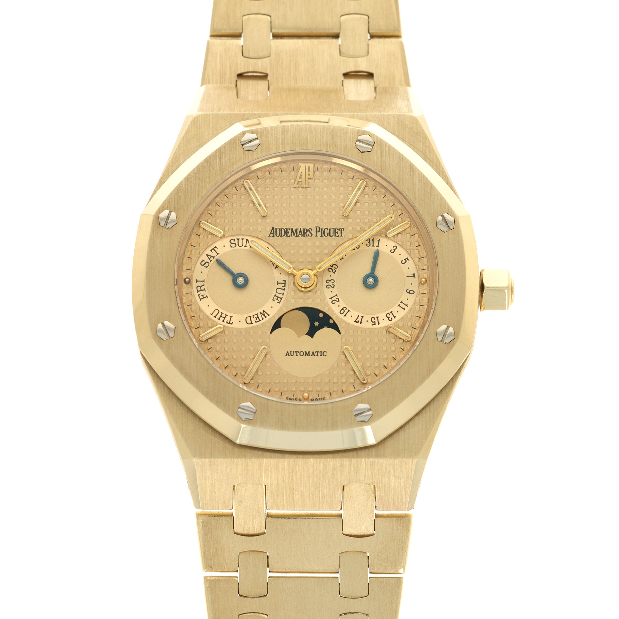 Audemars Piguet - Audemars Piguet Yellow Gold Royal Oak Moonphase Watch - The Keystone Watches