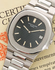 Patek Philippe - Patek Philippe Nautilus Jumbo Watch Ref. 3700 with Original Warranty - The Keystone Watches